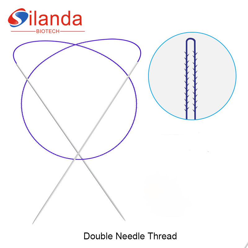  Dermabelle Lift PDO 4D COG Thread Double Needles