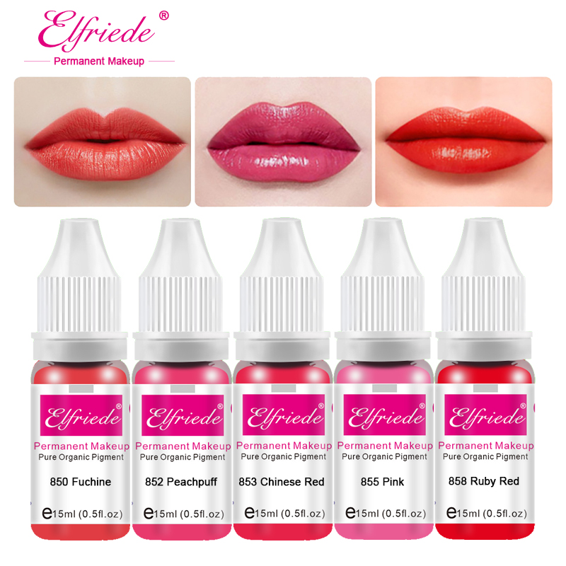 Elfriede 15ml Microblading Lip Pigments Makeup Tattoo Ink