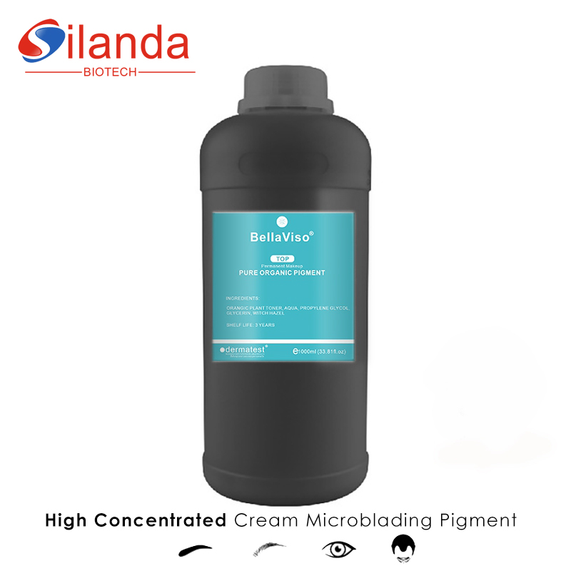 BellaViso High Concentrated Cream Microblading Pigment Semi Permanent Makeup Eyebrow Eyeliner Tattoo Ink Pigmentation 1000 mL